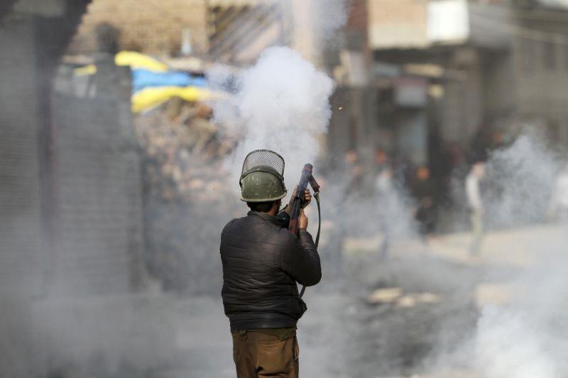 4 security men injured in tear smoke grenade blast